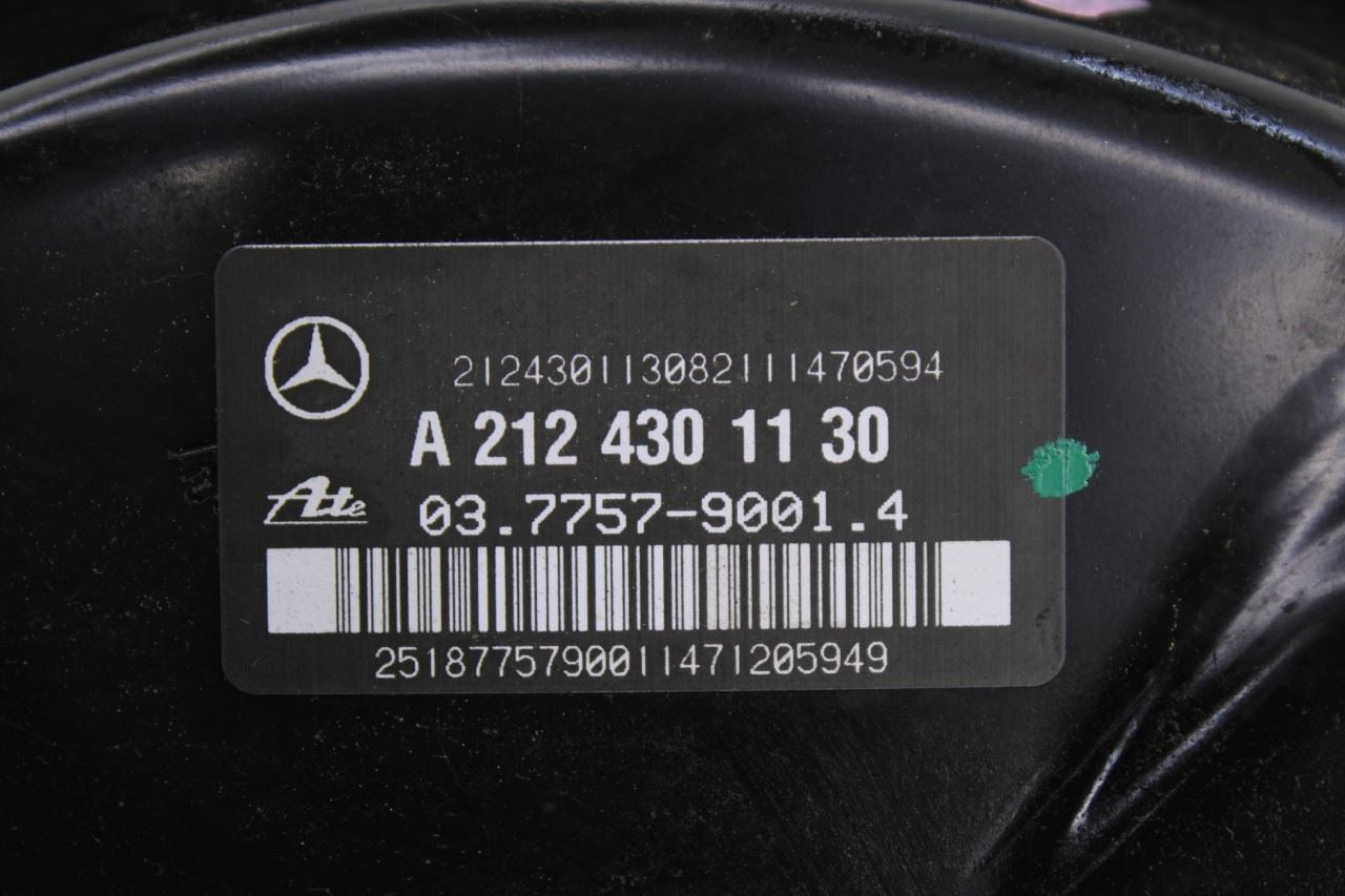 2010-2013 Mercedes-Benz E350 4Matic 3.5L Power Brake Booster and Master Cylinder6