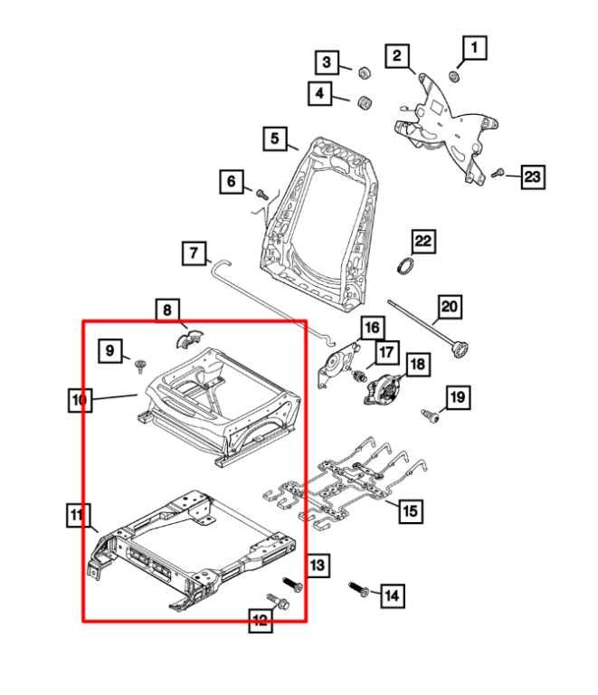 15-22 RAM Promaster City Front LH Lower Seat Frame w/ Cushion 5ZM26ND5AA *ReaD* - Alshned Auto Parts