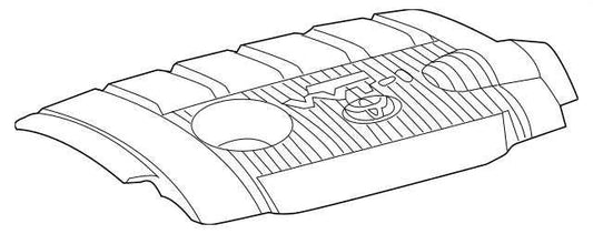 2009-2011 Toyota Camry LE 2.5L Engine Appearance Motor Cover 12601-0V030 OEM - Alshned Auto Parts