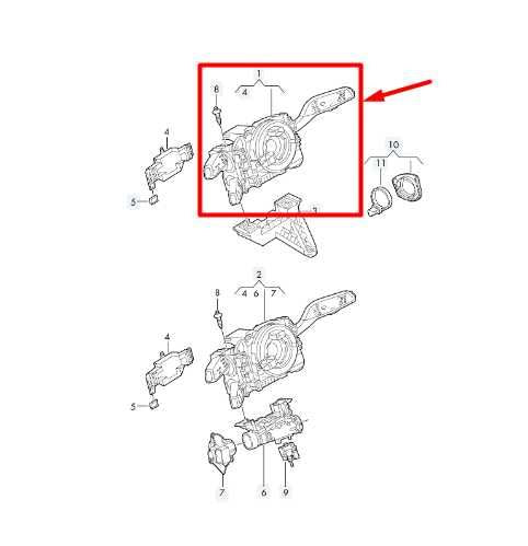 19-23 Audi Q3 S Line Steering Column Turn Signal Wiper Switch 82A-953-521-NE OEM - Alshned Auto Parts