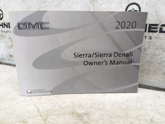 2020 GMC Sierra / Sierra Denali Owners Manual Set 84186890A OEM - Alshned Auto Parts