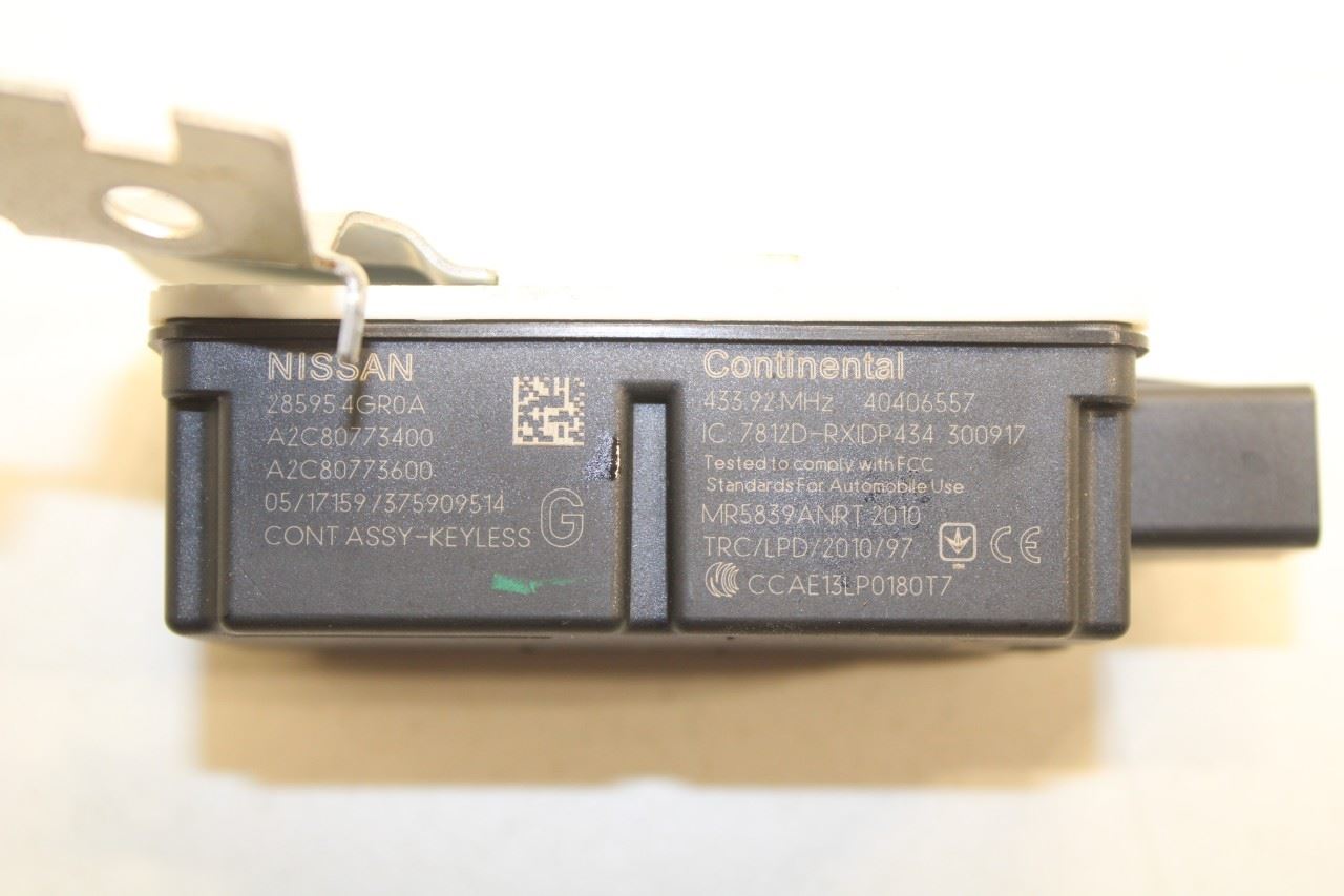 2017-2022 Infiniti Q60 Luxe Theft-Locking Keyless Entry Module 28595-4GR0A OEM - Alshned Auto Parts