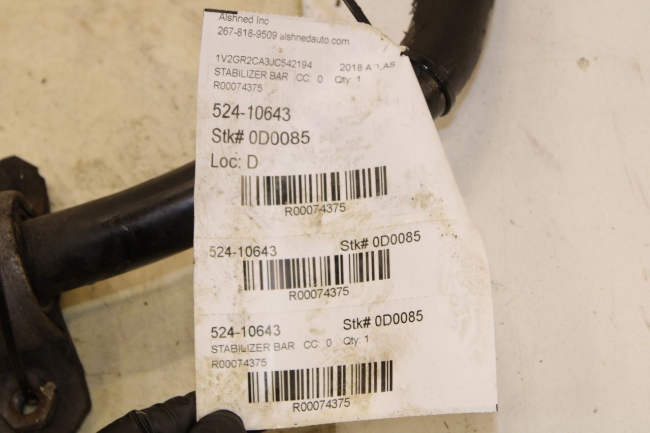 2018-25 Volkswagen Atlas S AWD Front Stabilizer Sway Anti-Roll Bar 3QF-411-303-Q - Alshned Auto Parts