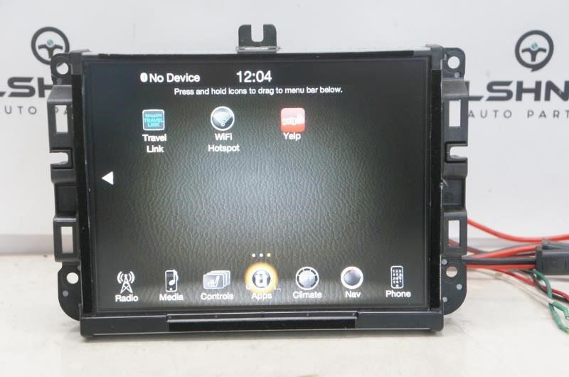 2016 Jeep Grand Cherokee 8.4" Display Radio Receiver w Navi 68238619AH OEM - Alshned Auto Parts