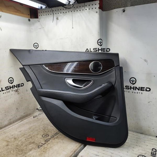 2015-2017 Mercedes-Benz C300 Rear Left Door Trim Panel 205-730-45-01-64-9H15 OEM