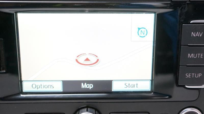 12-17 Volkswagen Jetta Navi Radio Faceplate Control w Receiver and Display *ReaD2