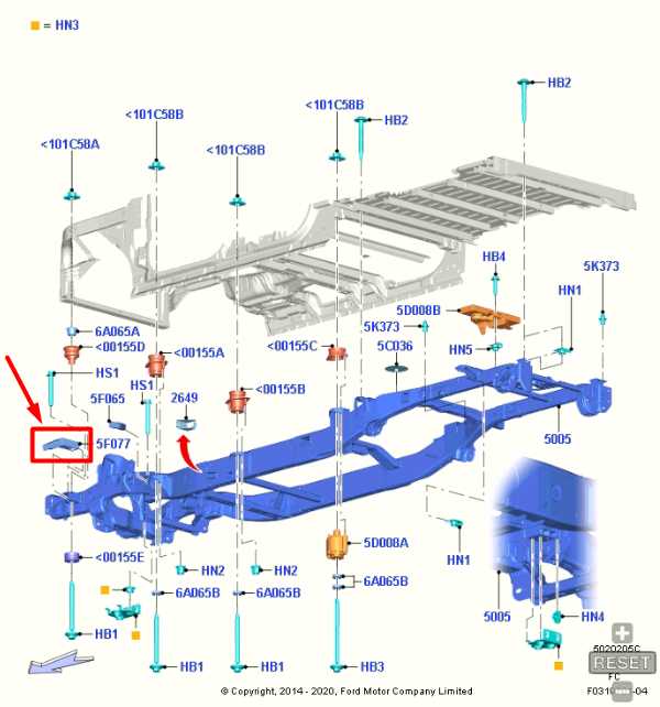 2015-2020 Ford F150 XL Super Cab Front Right Frame Rail Bracket FL34-5F078-AD - Alshned Auto Parts