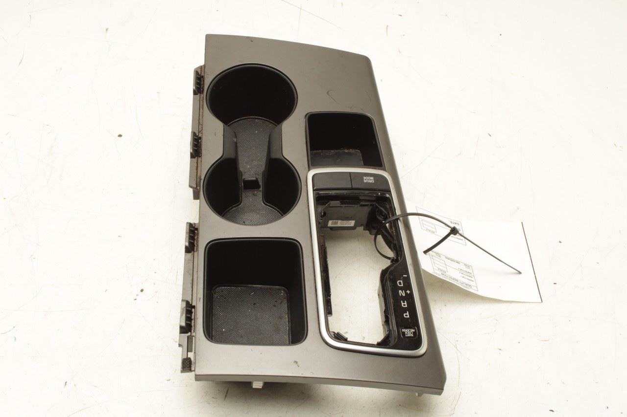 19-20 Kia Optima LX Center Console Shifter Bezel Trim Cover Panel w/ Cup Holder - Alshned Auto Parts