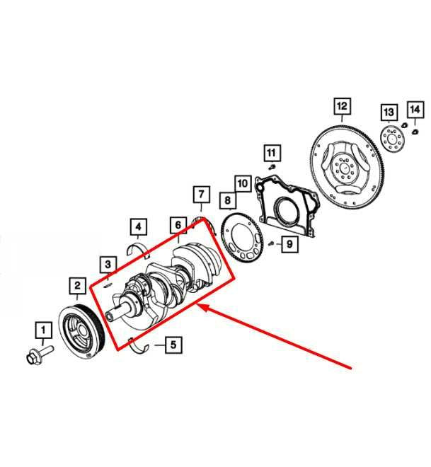 2017-2024 Chrysler Pacifica Limited 3.6L Engine Motor Crankshaft 93K 05184324AE - Alshned Auto Parts