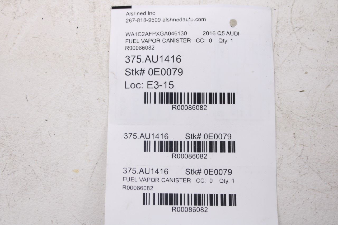 2009-17 Audi Q5 Premium 2.0L Fuel Vapor Evaporative Emission Canister 8K0201801C20
