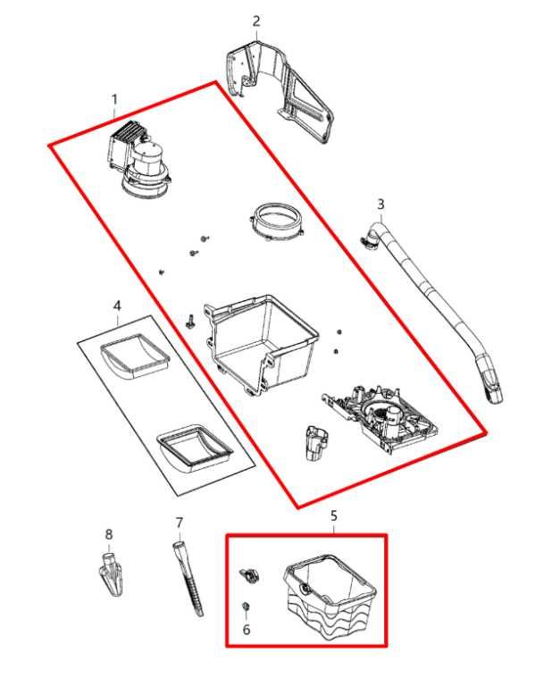 2017-19 Chrysler Pacifica Limited Rear Cargo Stow'N Vacuum Cleaner w/ Reservoir - Alshned Auto Parts