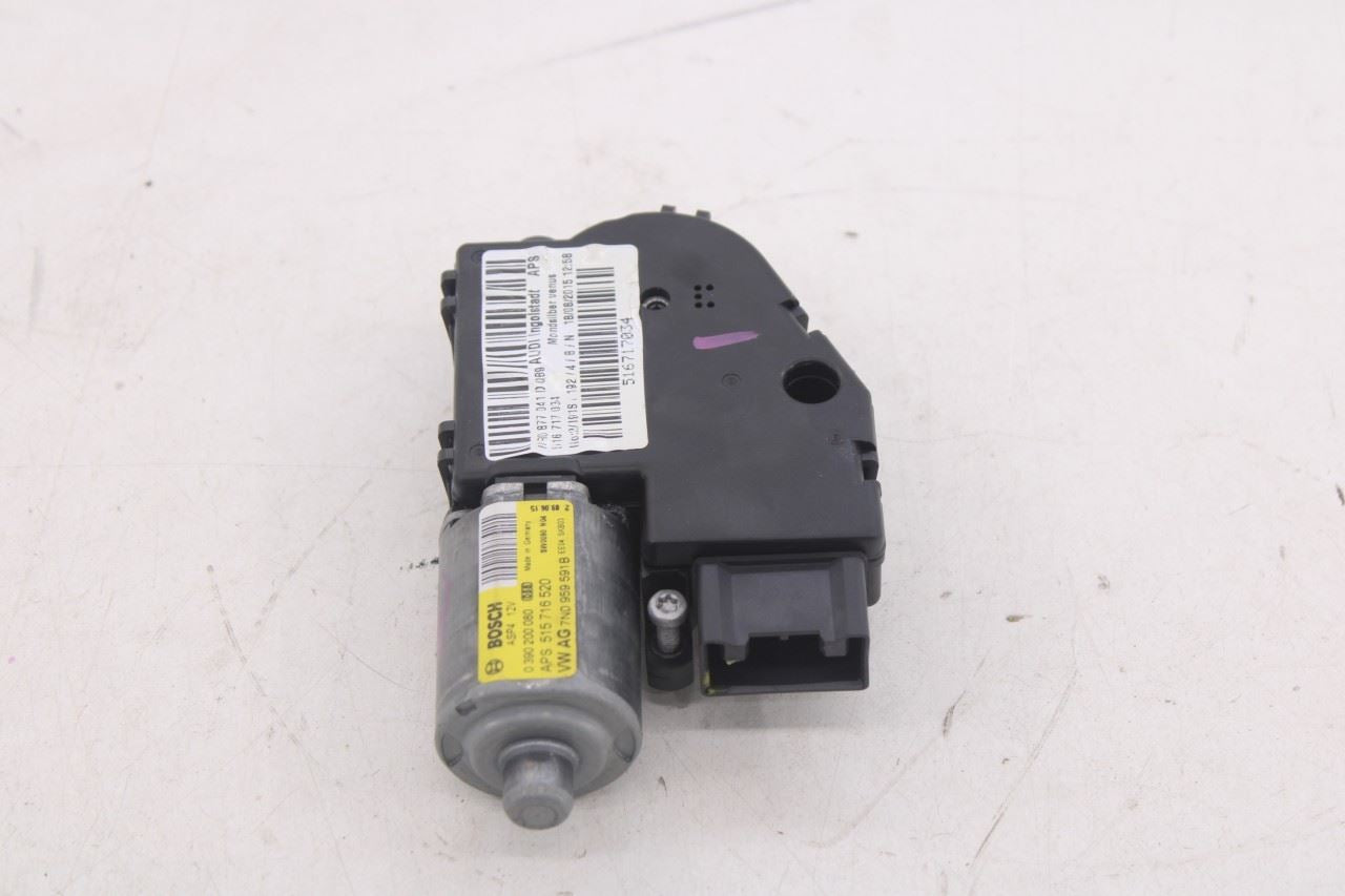 09-17 Audi Q5 Premium Roof Power Sliding Glass Sunroof Motor Set of 2 7N0959591B19