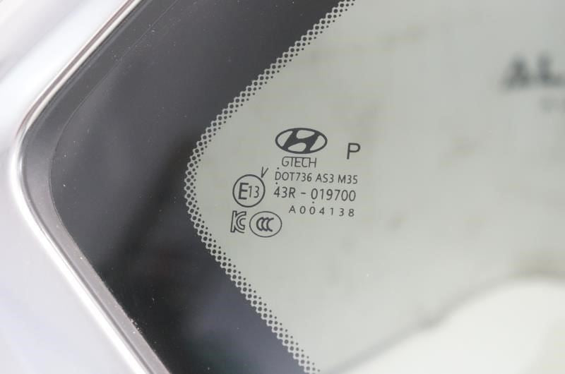 2019-2023 Hyundai Santa Fe Rear Right Side Quarter Window Glass 87820-S1100 OEM - Alshned Auto Parts