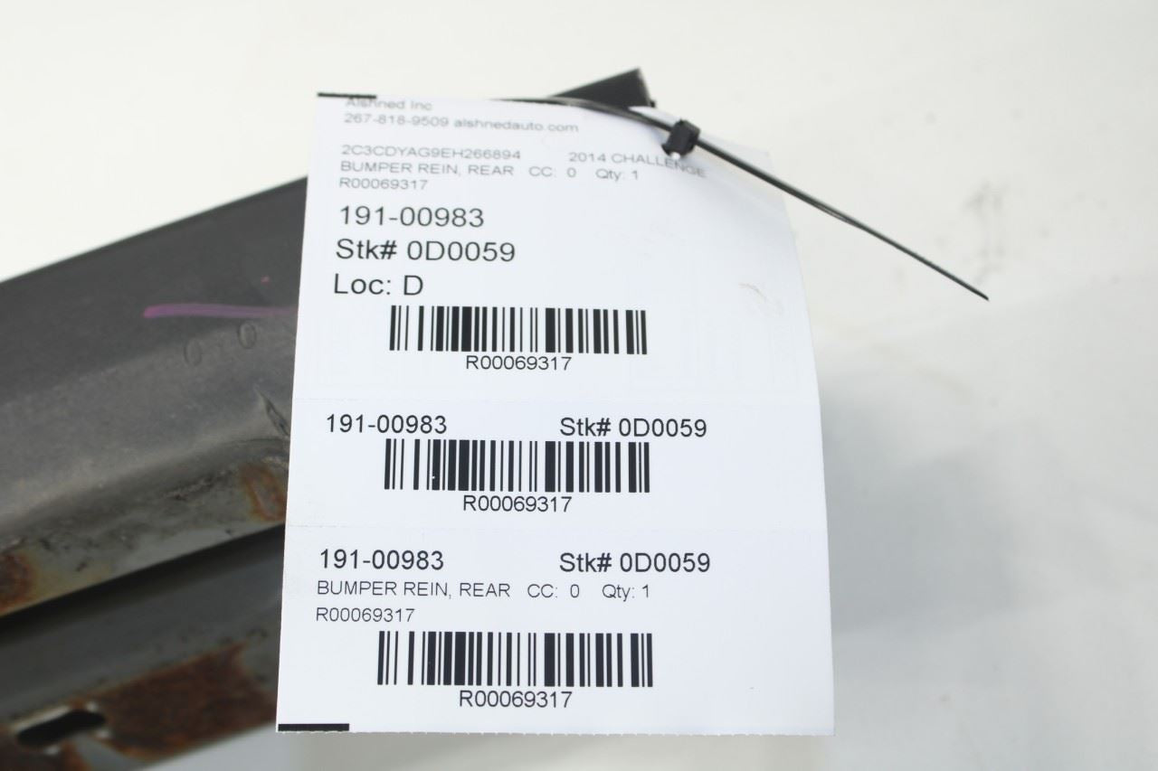 2008-14 Dodge Challenger Rear Bumper Reinforcement Impact Bar 68020711AA *ReaD* - Alshned Auto Parts