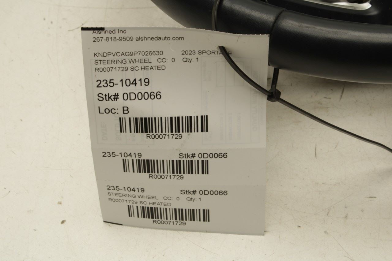 23-25 Kia Sportage Hybrid EX 1.6L AWD Steering Wheel Leather w/ Control Buttons - Alshned Auto Parts