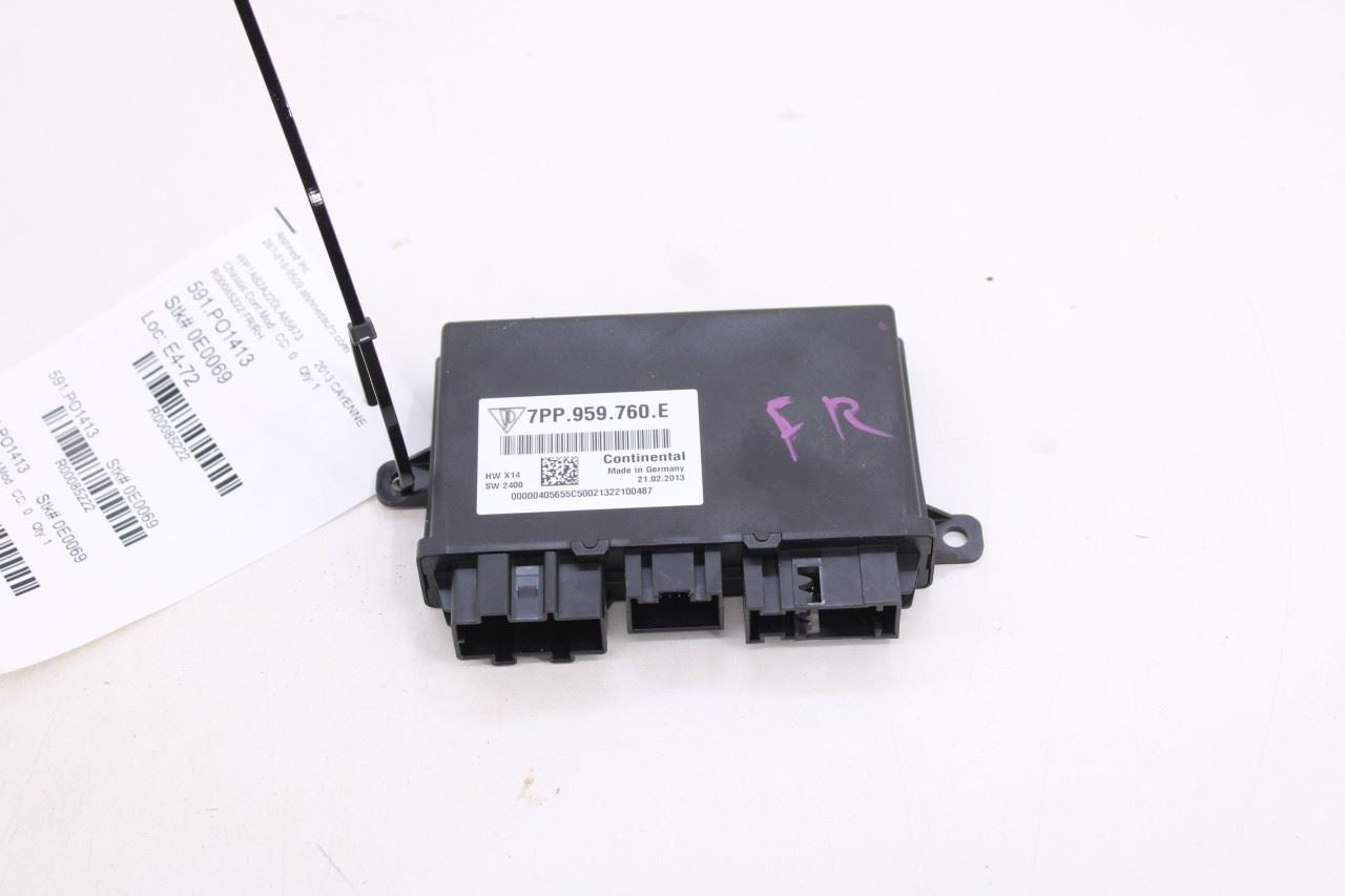 2013-2014 Porsche Cayenne S Front Right Passenger Side Power Seat Control Module6