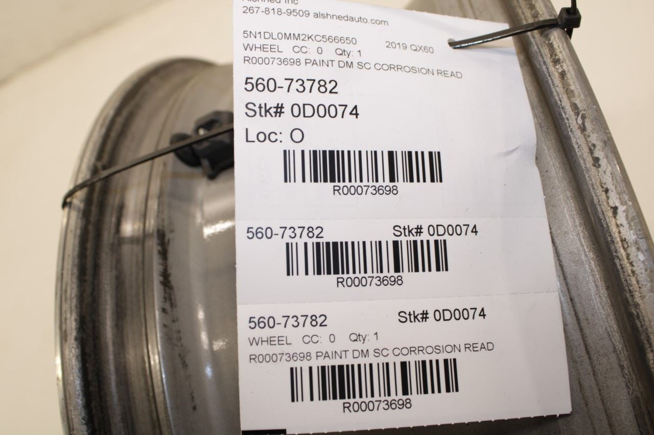 2018-2020 Infiniti QX60 Pure Aluminum Wheel R18x7.5J 40300-9NR0A OEM *ReaD* - Alshned Auto Parts