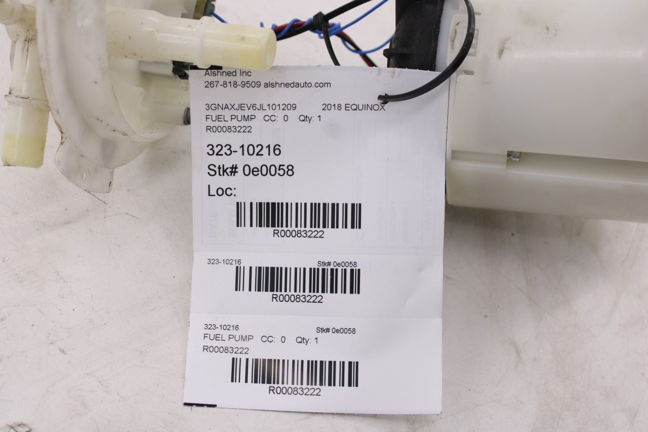 2018-2019 Chevrolet Equinox LT 1.5L In Tank Fuel Pump Assembly 84153104 OEM9