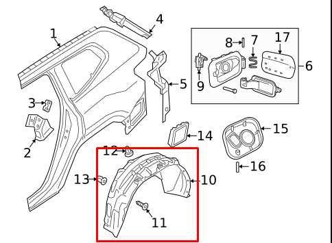 18-20 Volkswagen Atlas S Rear Left Wheelhouse Liner Splash Shield 3CN-810-971-A - Alshned Auto Parts