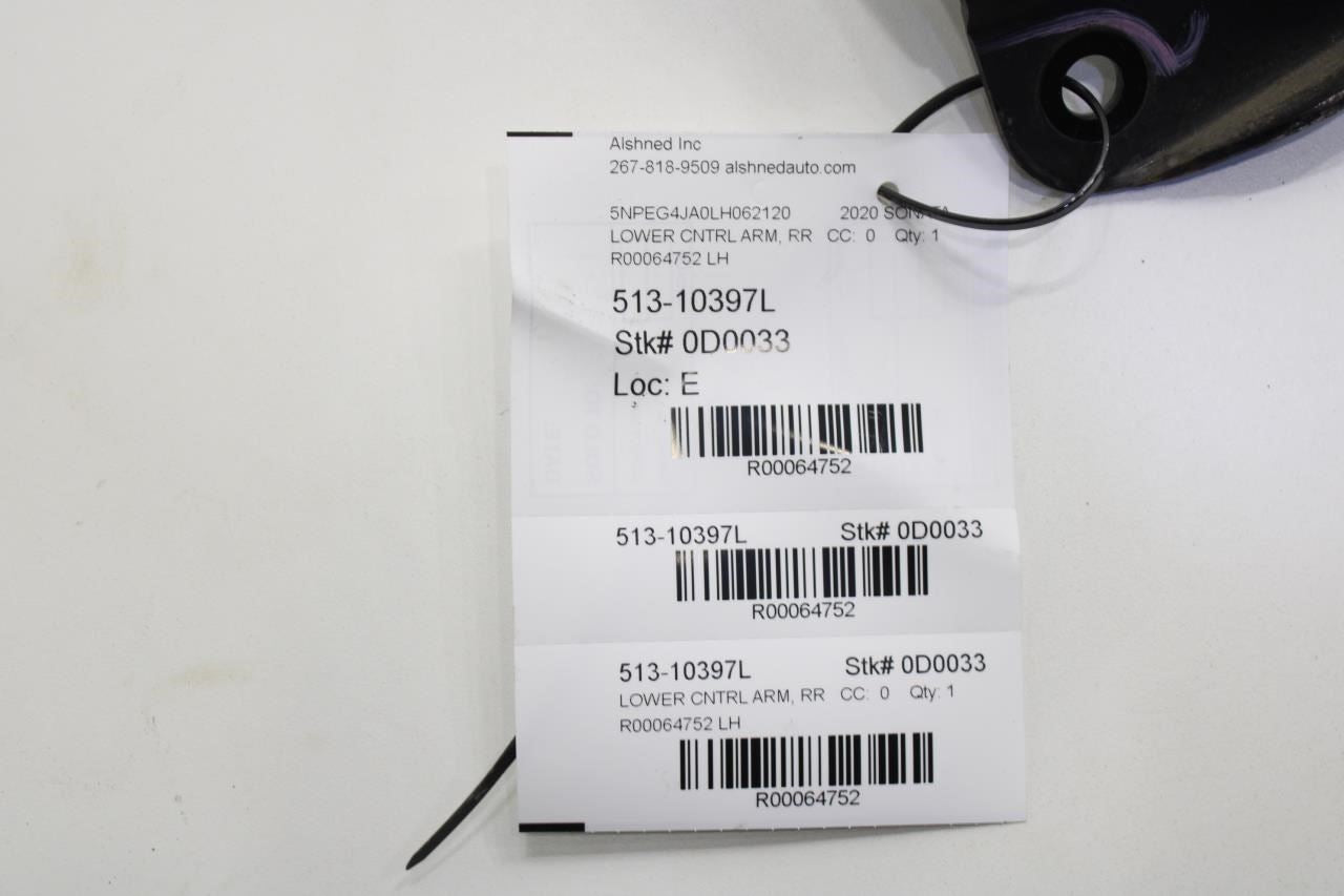 20-23 Hyundai Sonata SE FWD Rear Left Driver Side Lower Control Arm 55270-L0000 - Alshned Auto Parts