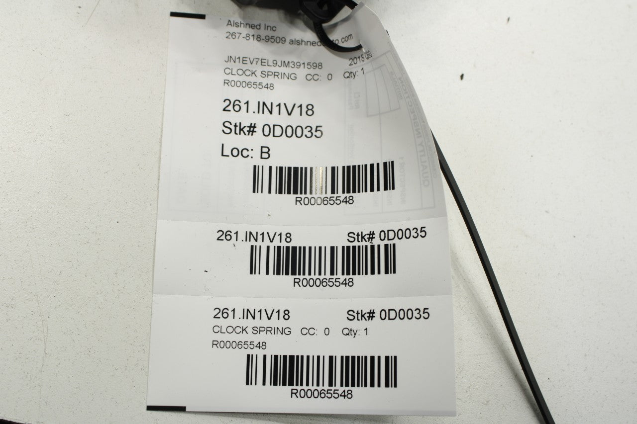 2017-22 Infiniti Q60 Luxe 3.0L Steering Column Clock Spring Unit 25554-4GA1B OEM - Alshned Auto Parts