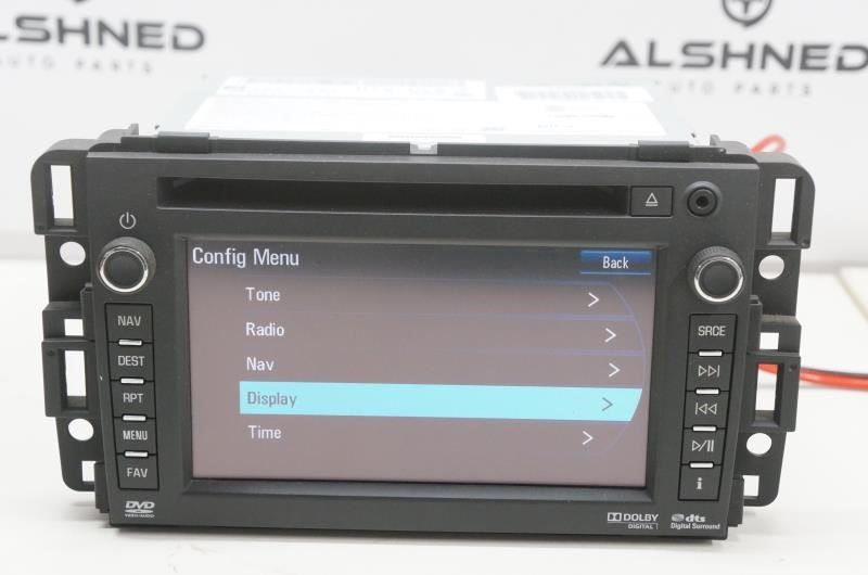 2012-2014 GMC Yukon Radio CD DVD GPS navigation player screen 22870863 UYS OEM - Alshned Auto Parts