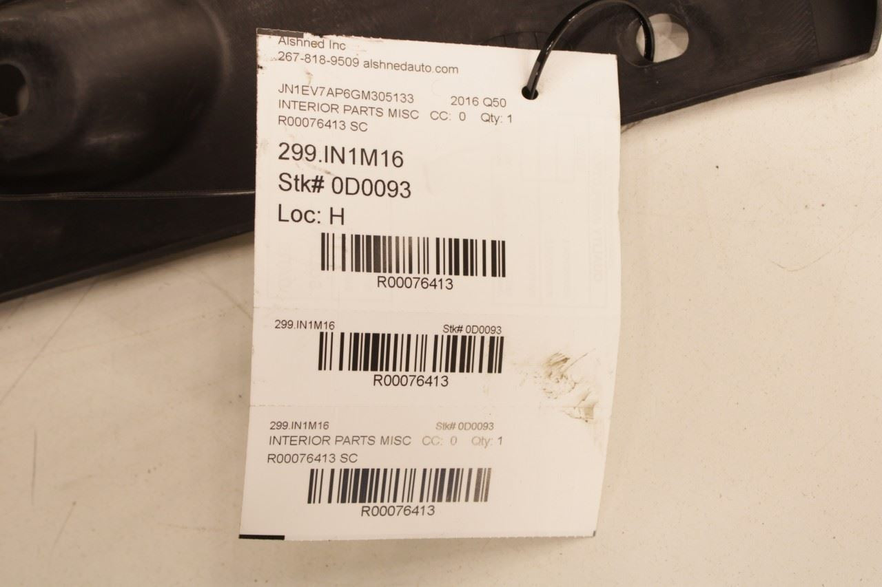 14-20 Infiniti Q50 Premium RR Trunk Latch Lock Sill Scuff Plate 849924GA2A *ReaD - Alshned Auto Parts