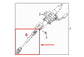 2020-2024 Nissan Sentra Steering Column Lower Intermediate Shaft 48080-6LB1A OEM - Alshned Auto Parts