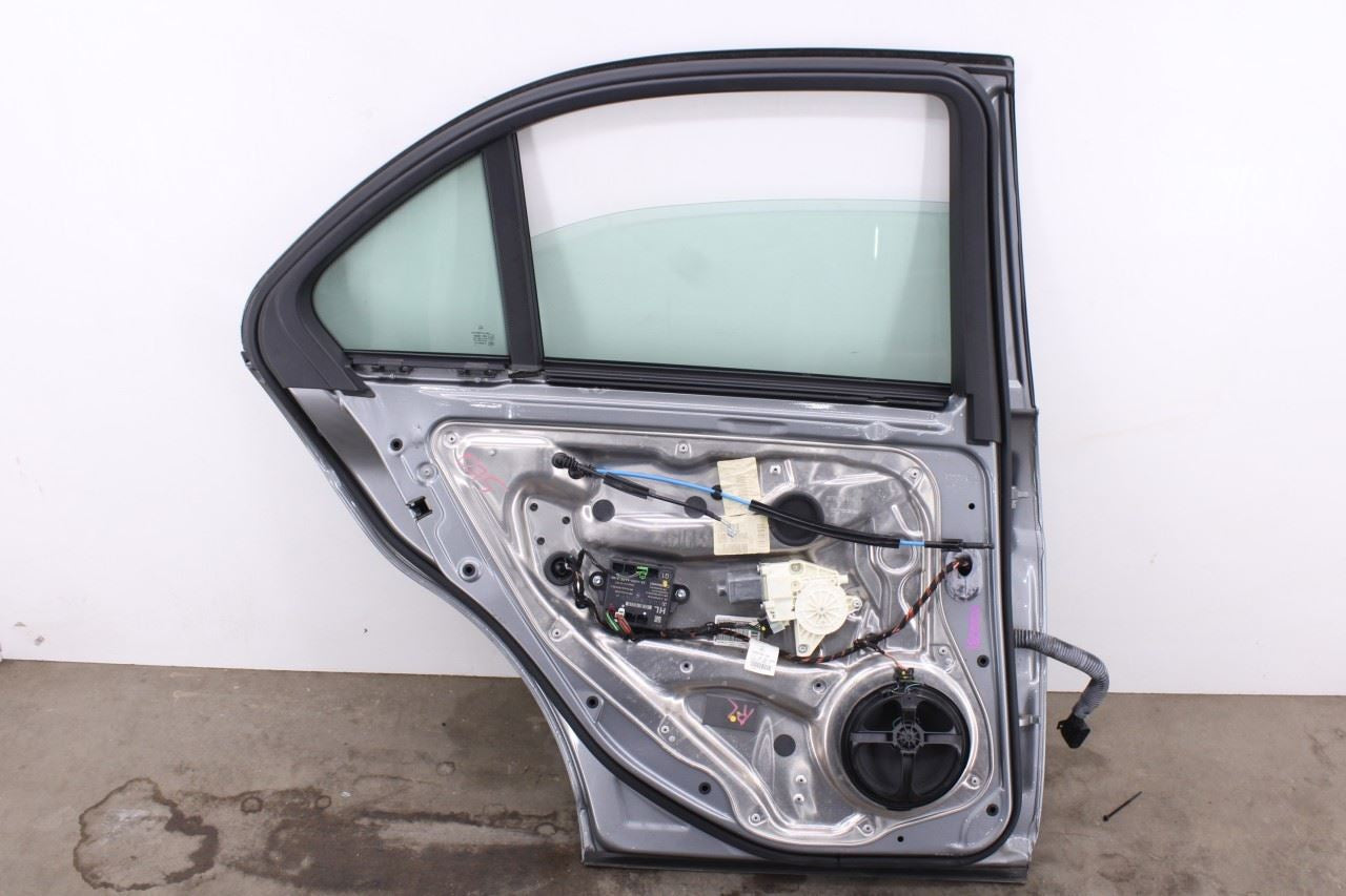 2008-14 Mercedes-Benz C350 Sport Rear Left Side Door Shell Panel w/ Window Glass - Alshned Auto Parts