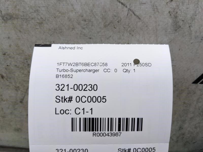 2011-2014 Ford F250 350 SD 6.7L Diesel Engine Turbocharger BC3Q-9G438-AG OEM - Alshned Auto Parts