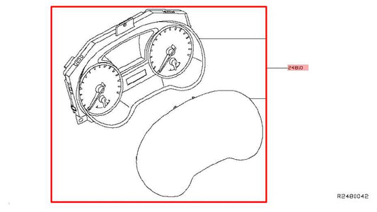 16-20 Nissan Pathfinder SV 3.5L Speedometer Gauge Instrument Cluster 90K Mileage - Alshned Auto Parts