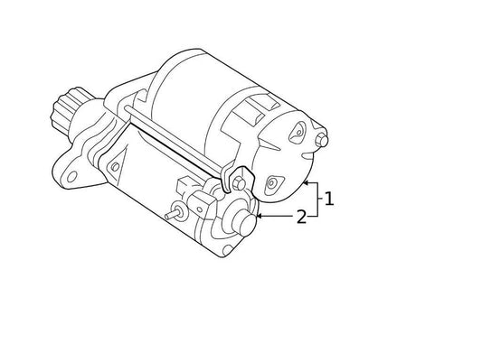 2009-2011 Toyota Camry LE 2.5L Engine Starter Motor 28100-0V012 OEM - Alshned Auto Parts