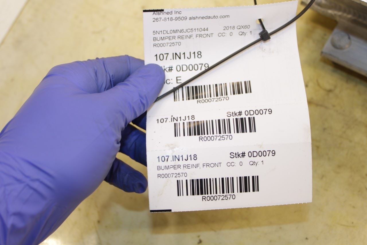 2014-2020 Infiniti QX60 Front Left Bumper Reinforcement Impact Stay Bracket - Alshned Auto Parts