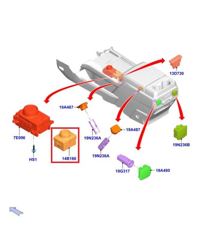 22-24 Ford Expedition MAX XLT 4x4 Center Console Drive Mode Switch NL1T14B596CAW - Alshned Auto Parts