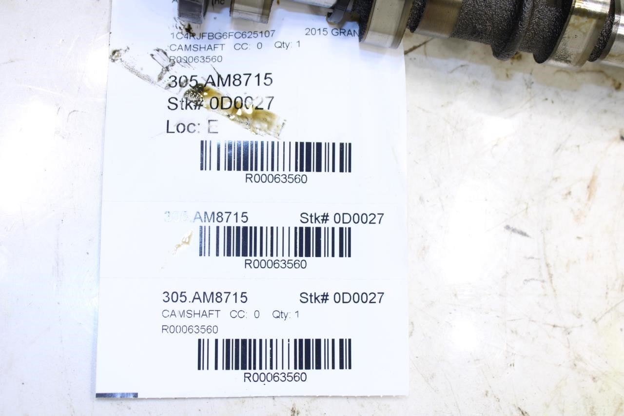 2011-2015 Jeep Grand Cherokee Limited 3.6L Left Side Engine Intake Camshaft - Alshned Auto Parts