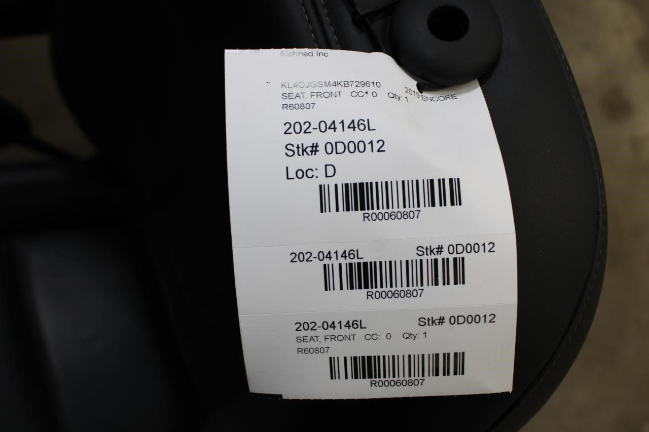2017-2020 Buick Encore Front Left Side Seat Full Complete Leather 42421621 OEM - Alshned Auto Parts