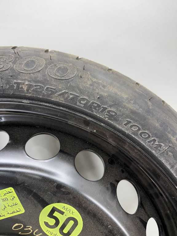 2010-2016 Audi S4 Premium Plus Steel Spare Wheel Tire T125/70R19 100M R19x4 - Alshned Auto Parts