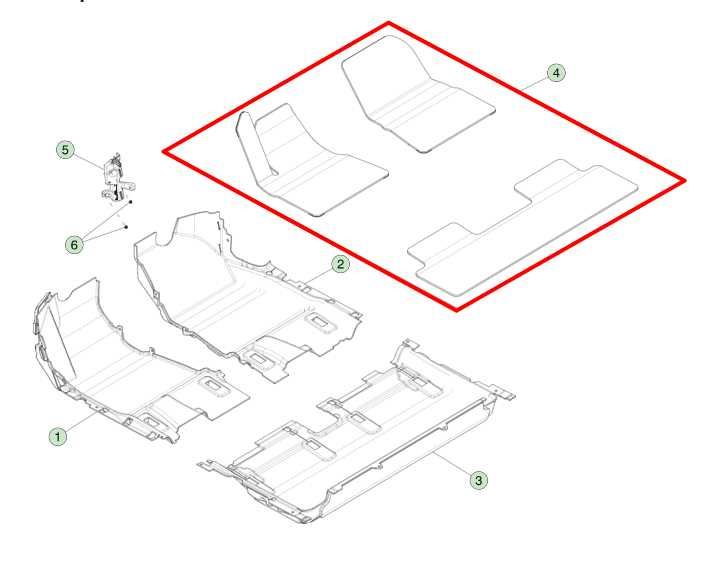 2021-2023 Tesla 3 Front and Rear Right Left Side All Weather Floor Mats Set of 6 - Alshned Auto Parts