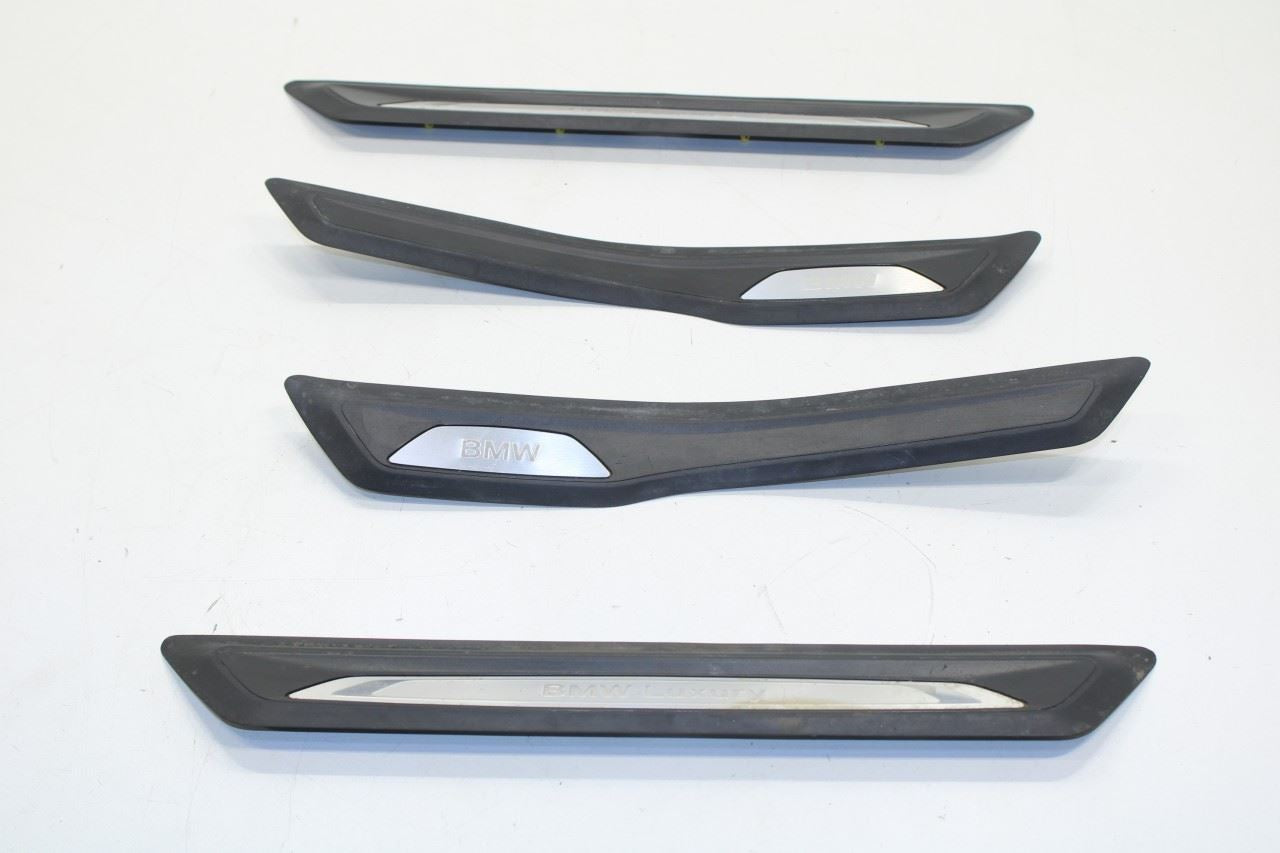 13-15 BMW 328i xDrive SULEV Front Rear RH and LH Side Door Sill Scuff Plate Set0