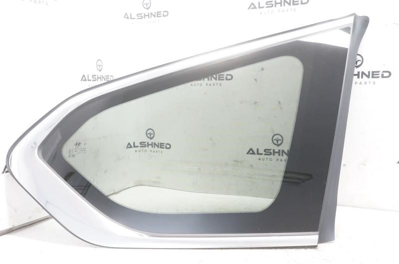 2019-2023 Hyundai Santa Fe Rear Right Side Quarter Window Glass 87820-S1100 OEM - Alshned Auto Parts