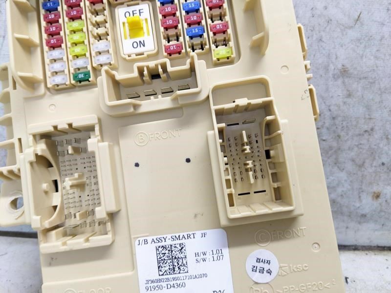 2018 Kia Optima Cabin Fuse Box Relay Junction Block 91950-D4360 OEM - Alshned Auto Parts