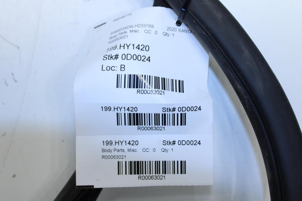 19-23 Hyundai Santa Fe Limited Rear Right Door Weatherstrip On Body 83120-S2000 - Alshned Auto Parts