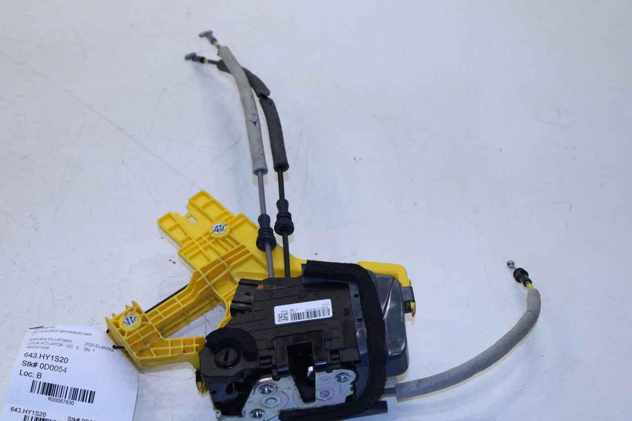 2016-20 Hyundai Elantra SEL Rear Right Side Door Lock Latch Actuator 81420-F2000 - Alshned Auto Parts