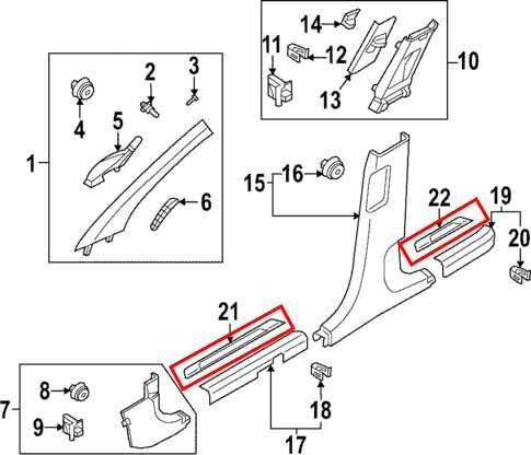 22-24 Hyundai Tucson SEL FR and RR Right and Left Door Sill Scuff Plate Set of 4 - Alshned Auto Parts