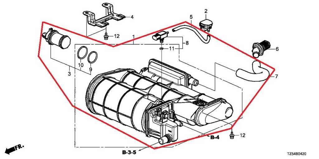 2014-2020 Acura MDX w/Tech Pkg 3.5L Fuel Vapor Canister 17011-TZ5-A01 OEM1