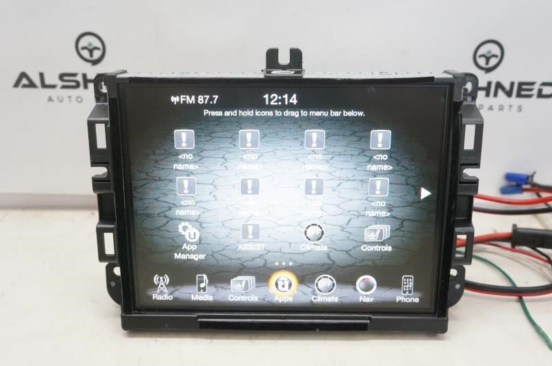 15 Jeep Grand Cherokee 8.4'' Display Uconnect Navi Radio Receiver 68238619AG OEM - Alshned Auto Parts