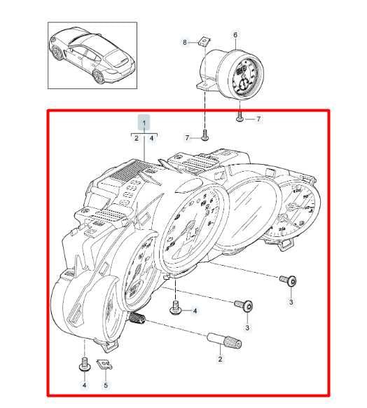 14-16 Porsche Panamera 4 3.6L Speedometer Gauge Instrument Cluster 130K Mileage - Alshned Auto Parts