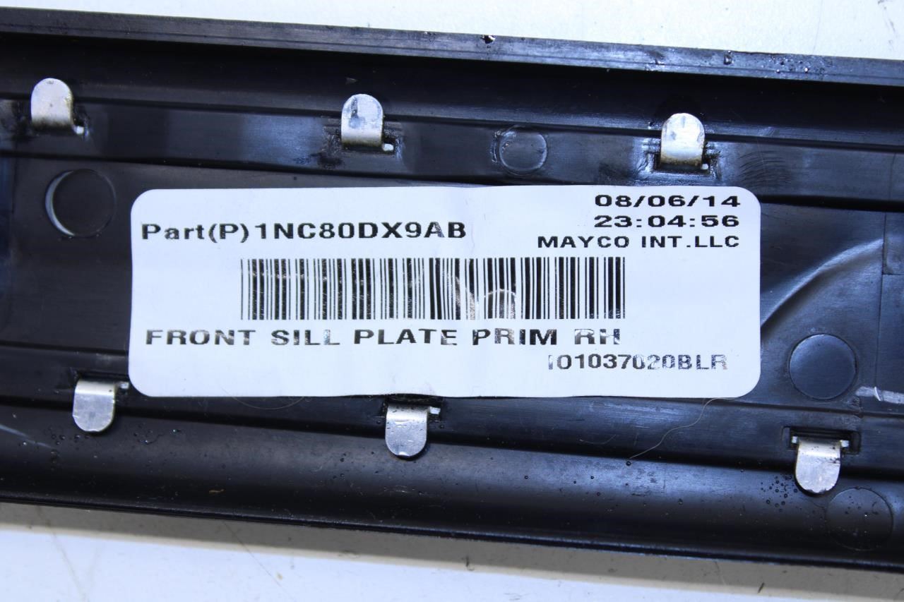 2011-21 Jeep Grand Cherokee Front Left w/ Right Sill Scuff Kick Plate Trim Panel - Alshned Auto Parts