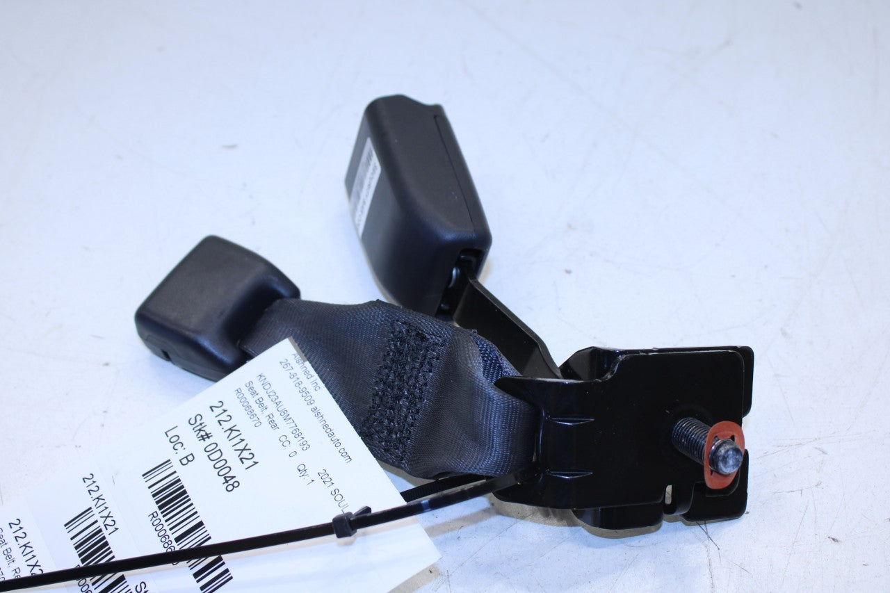 20-24 Kia Soul LX 2.0L FWD Rear Right and Left Side 2nd Row Seat Belt Buckle Set - Alshned Auto Parts