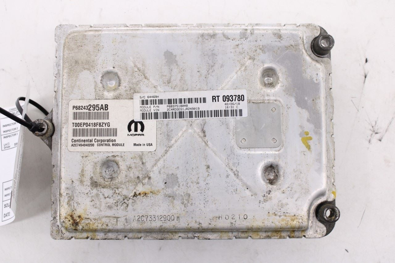 2016-2020 Dodge Grand Caravan GT 3.6L Engine Computer Control Module ECU ECM OEM5